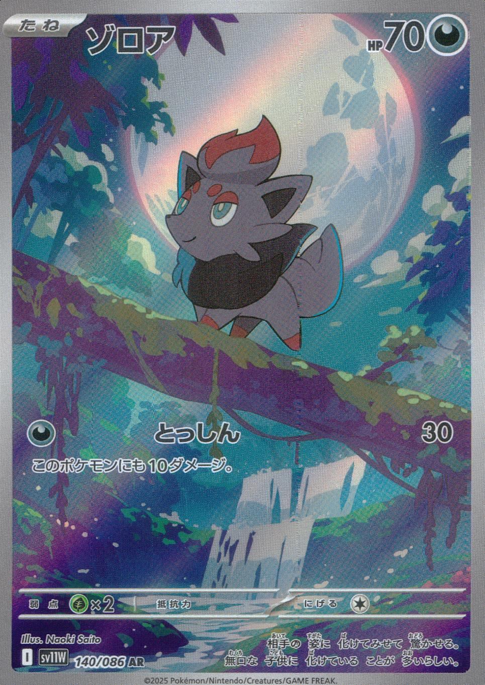 140/086/SV11W/B/AR Zorua