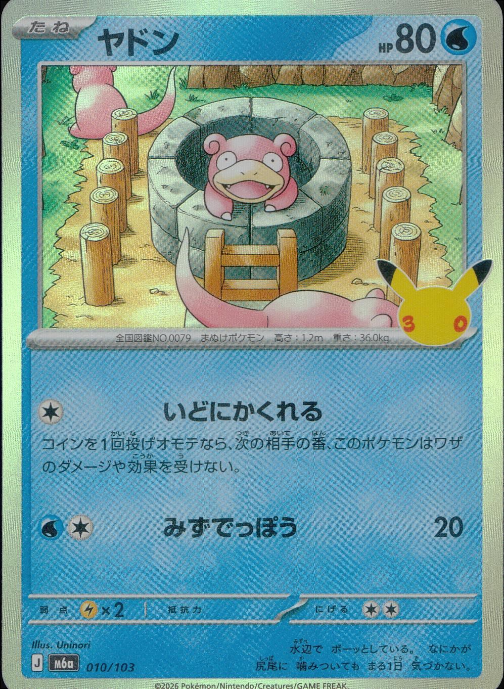 010/103/M6a ヤドン