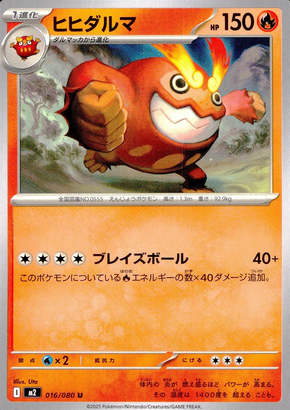 016/080/M2/B/U ヒヒダルマ