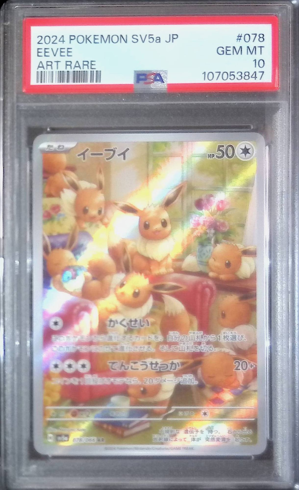 078/066/SV5A/AR Eevee PSA10 107053847