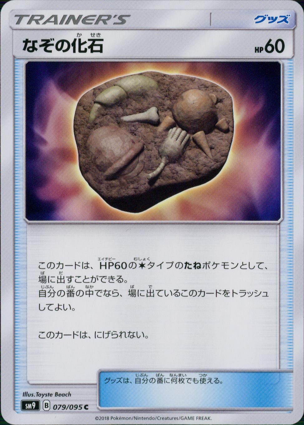 079/095/SM9/B/C なぞの化石