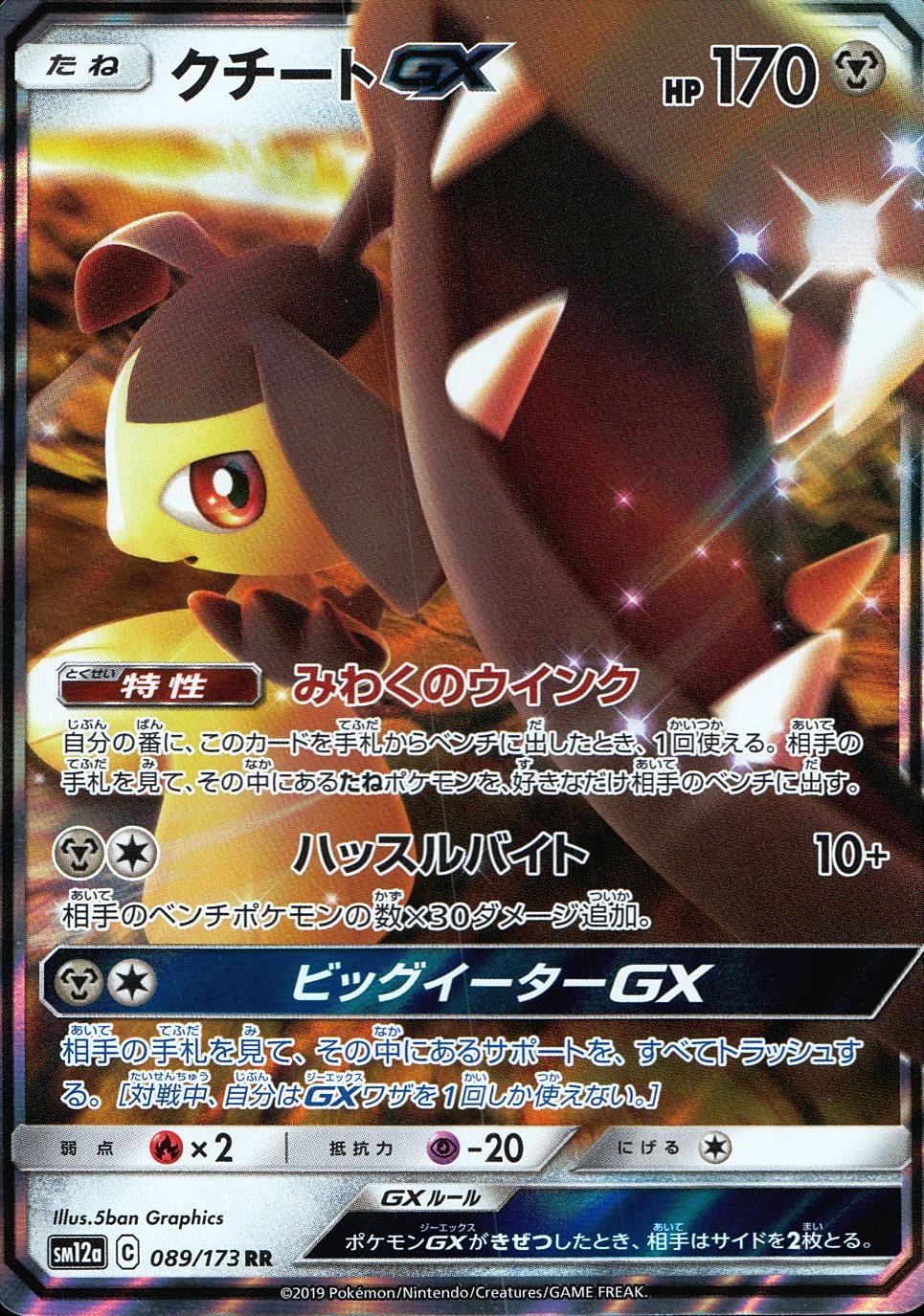 089/173/SM12A/B/RR クチートGX