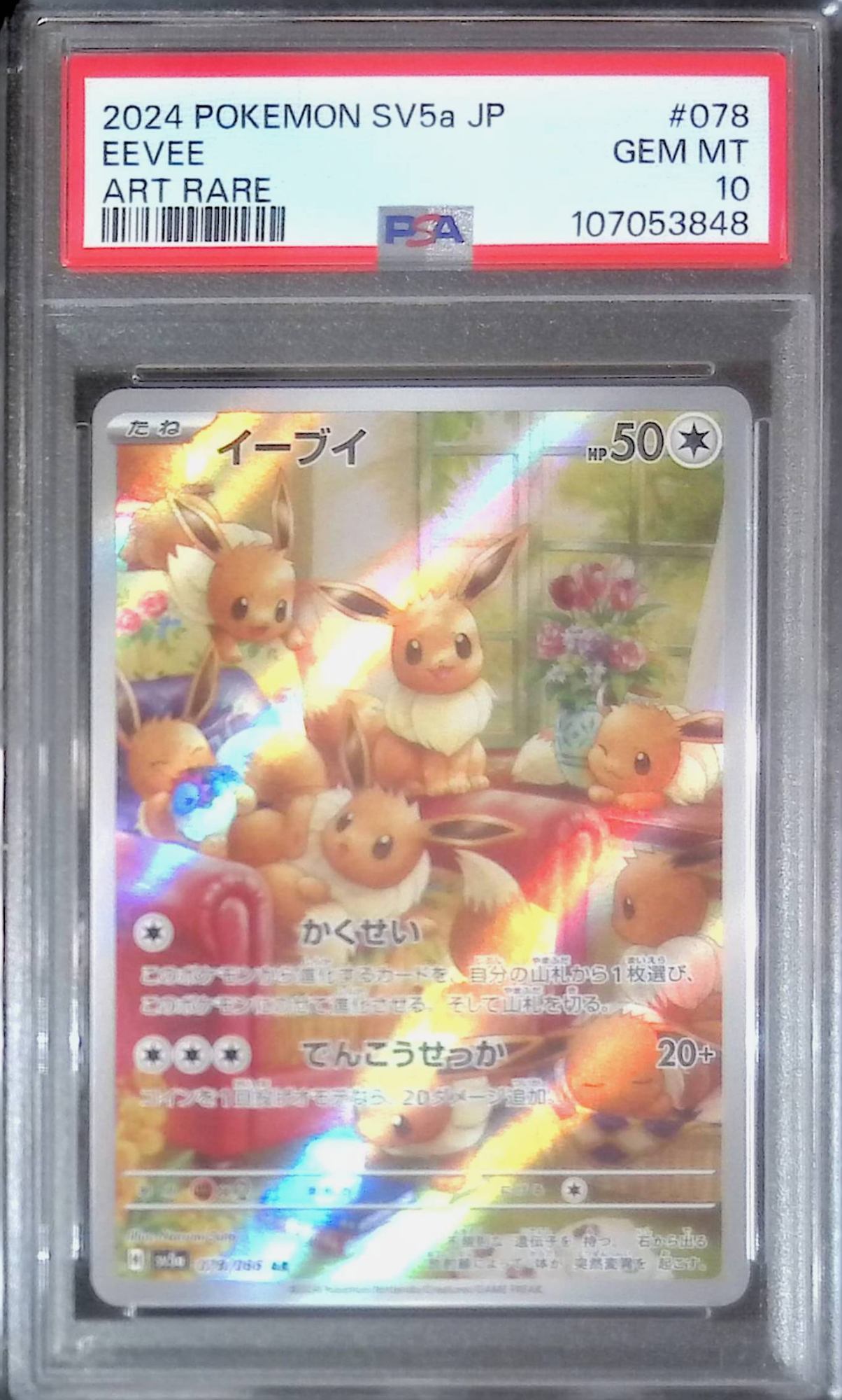078/066/AR Eevee PSA10 107053848