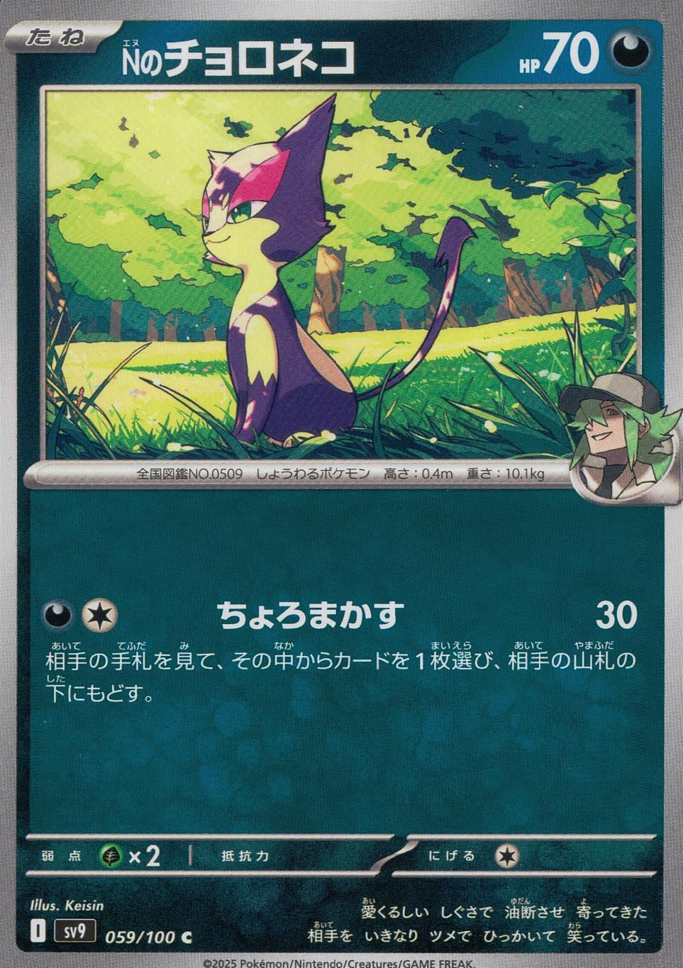 059/100/SV9/B/C Nのチョロネコ