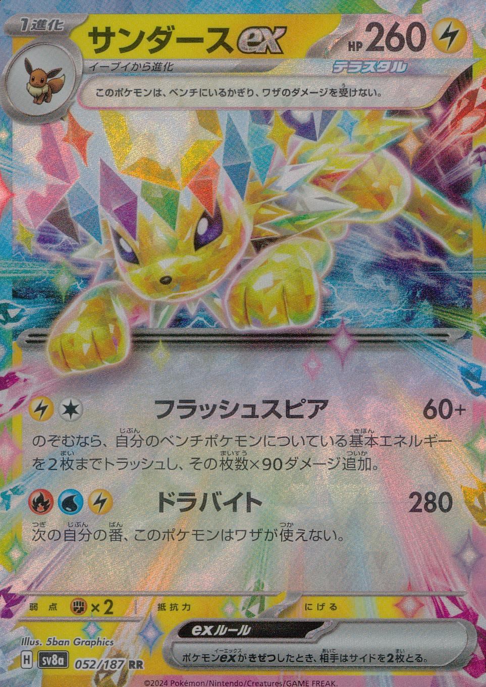 052/187/SV8A/B/RR サンダースex