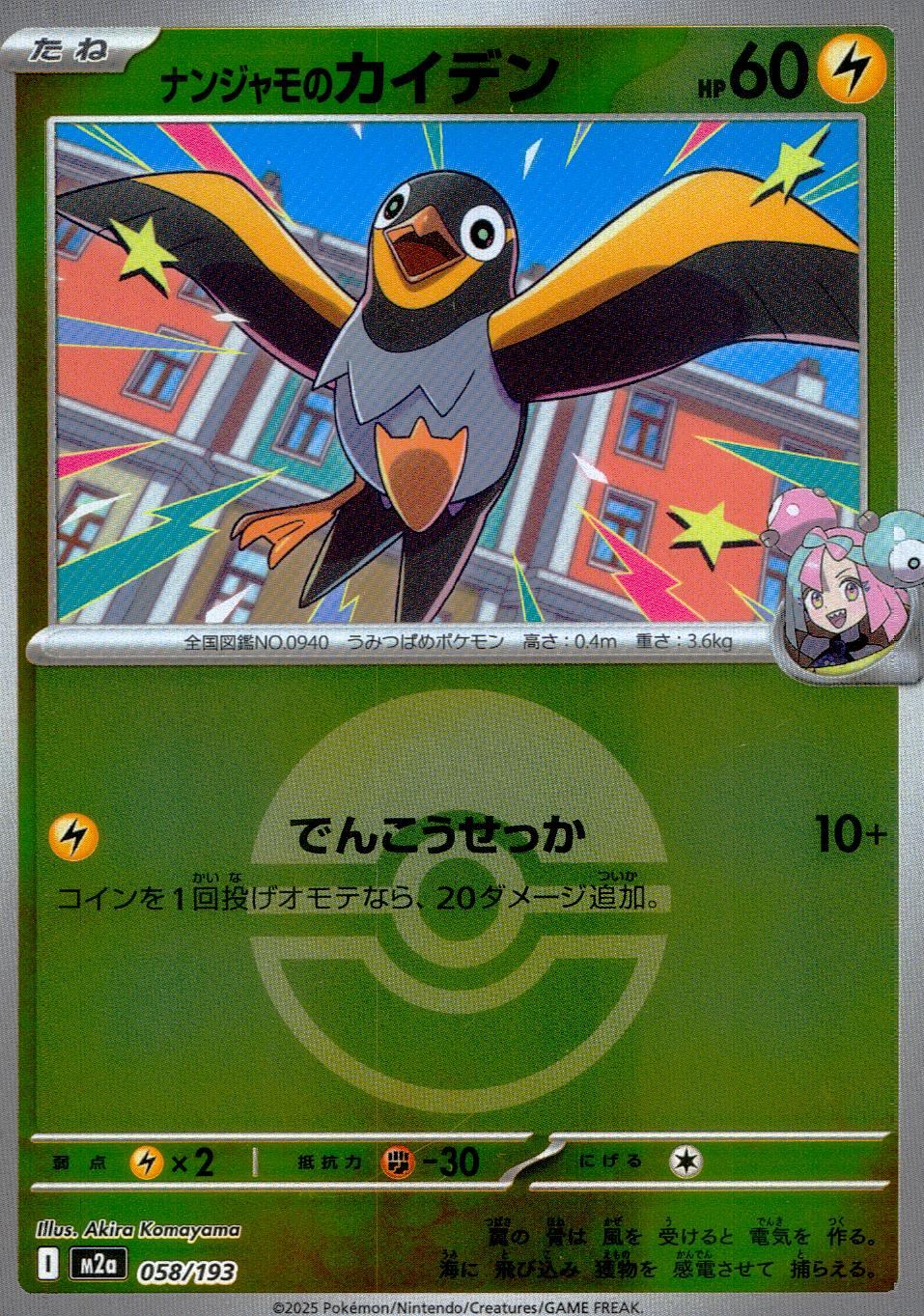 058/193//M2a/MB ナンジャモのカイデン(ボールミラー)