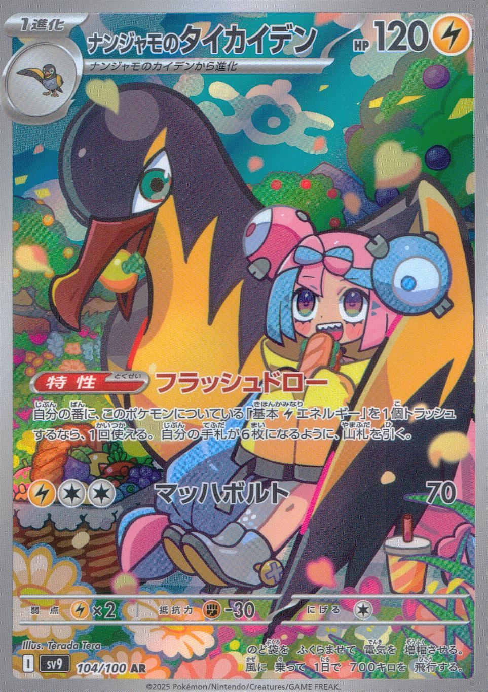 104/100/SV9/B/AR ナンジャモのタイカイデン