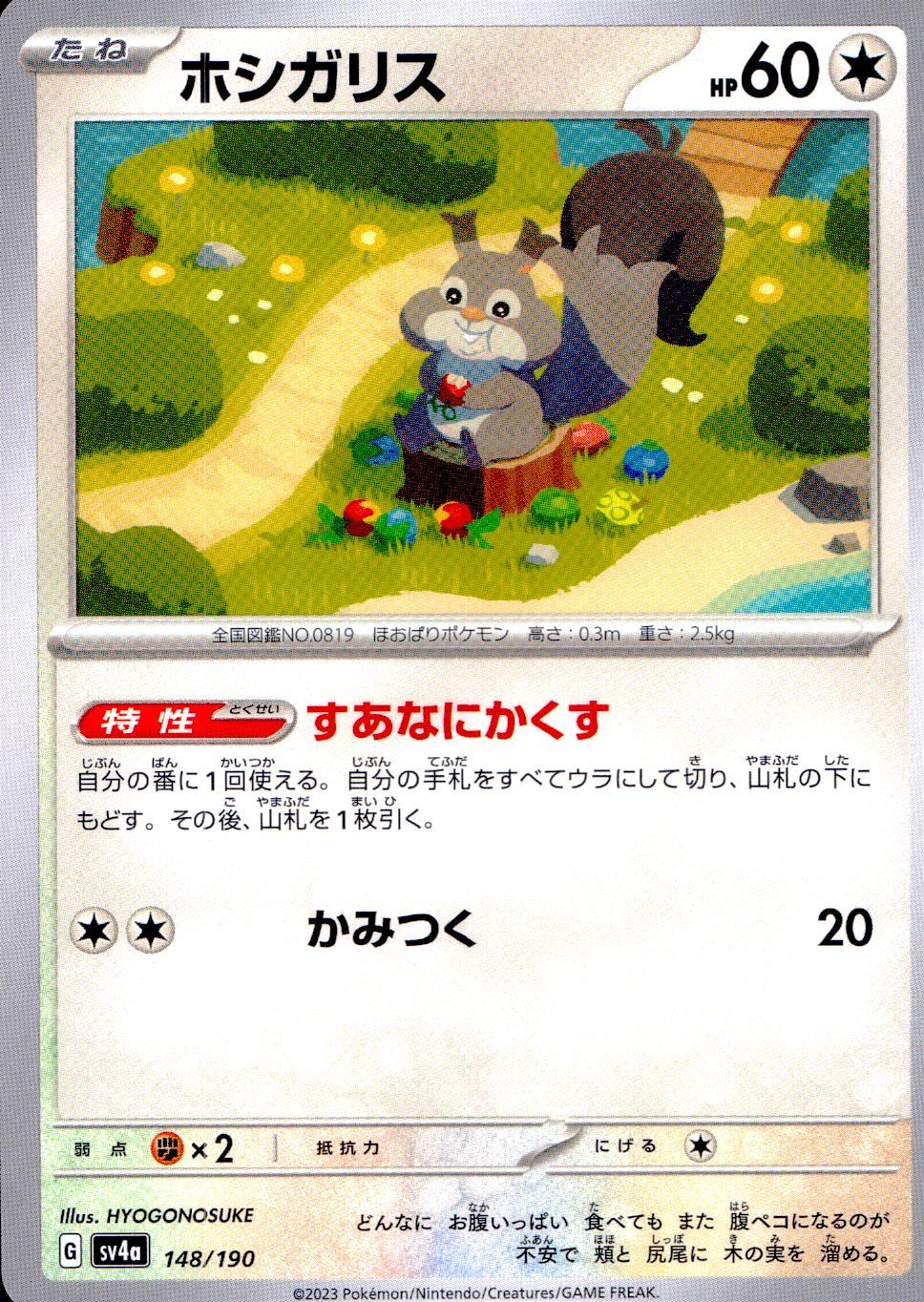 148/190/SV4A/B ホシガリス