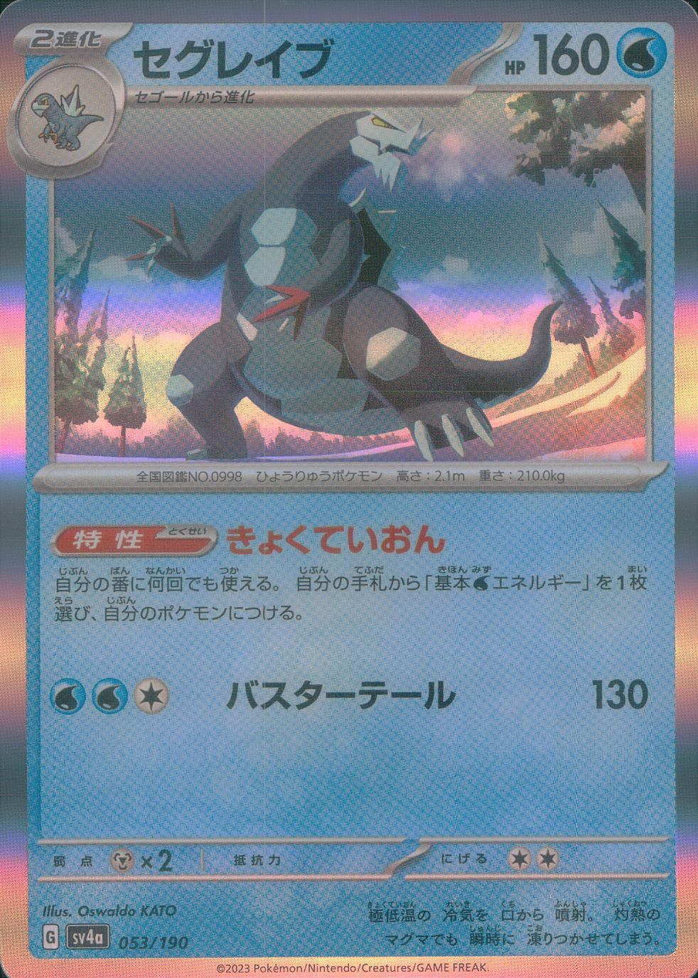 053/190/SV4A/B/R Segrave