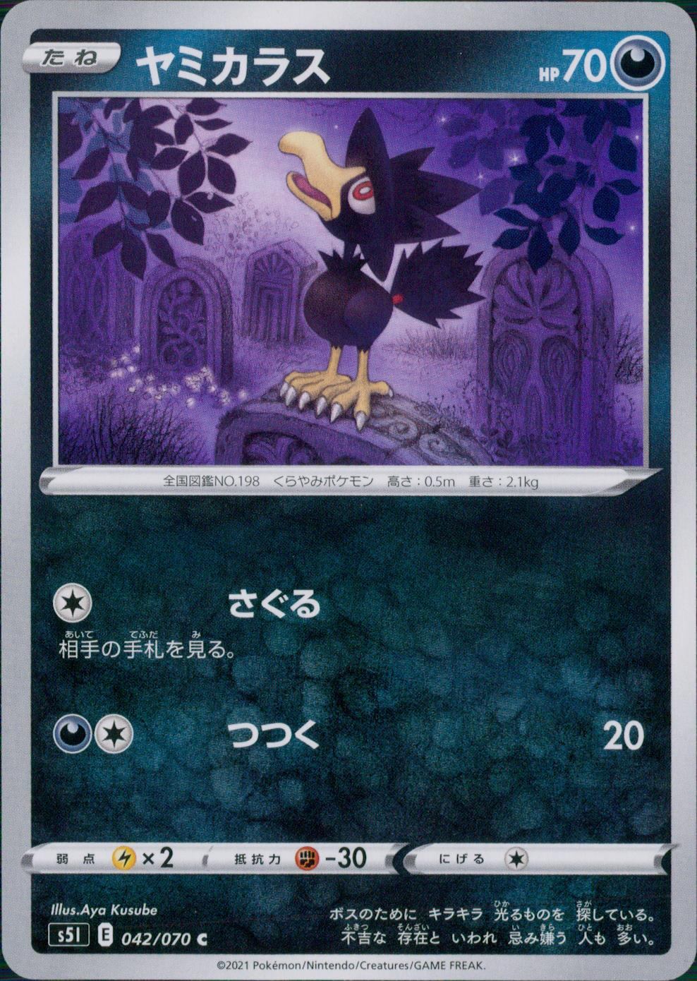 042/070/S5I/B/C ヤミカラス