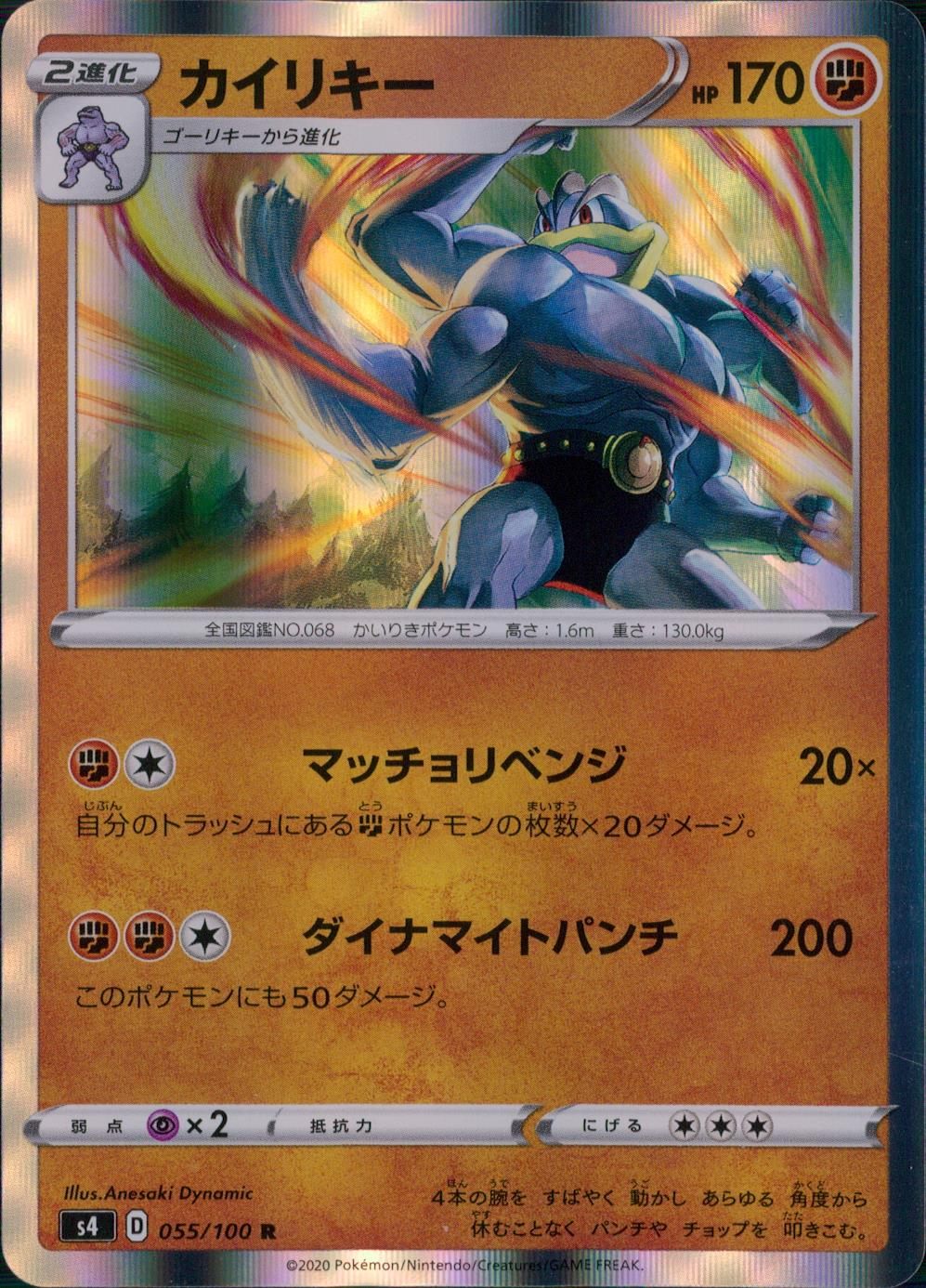 055/100/S4/B/R カイリキー