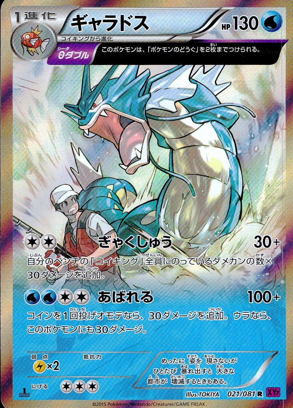 【状態C】021/081/XY7/P/1ED/R ギャラドス