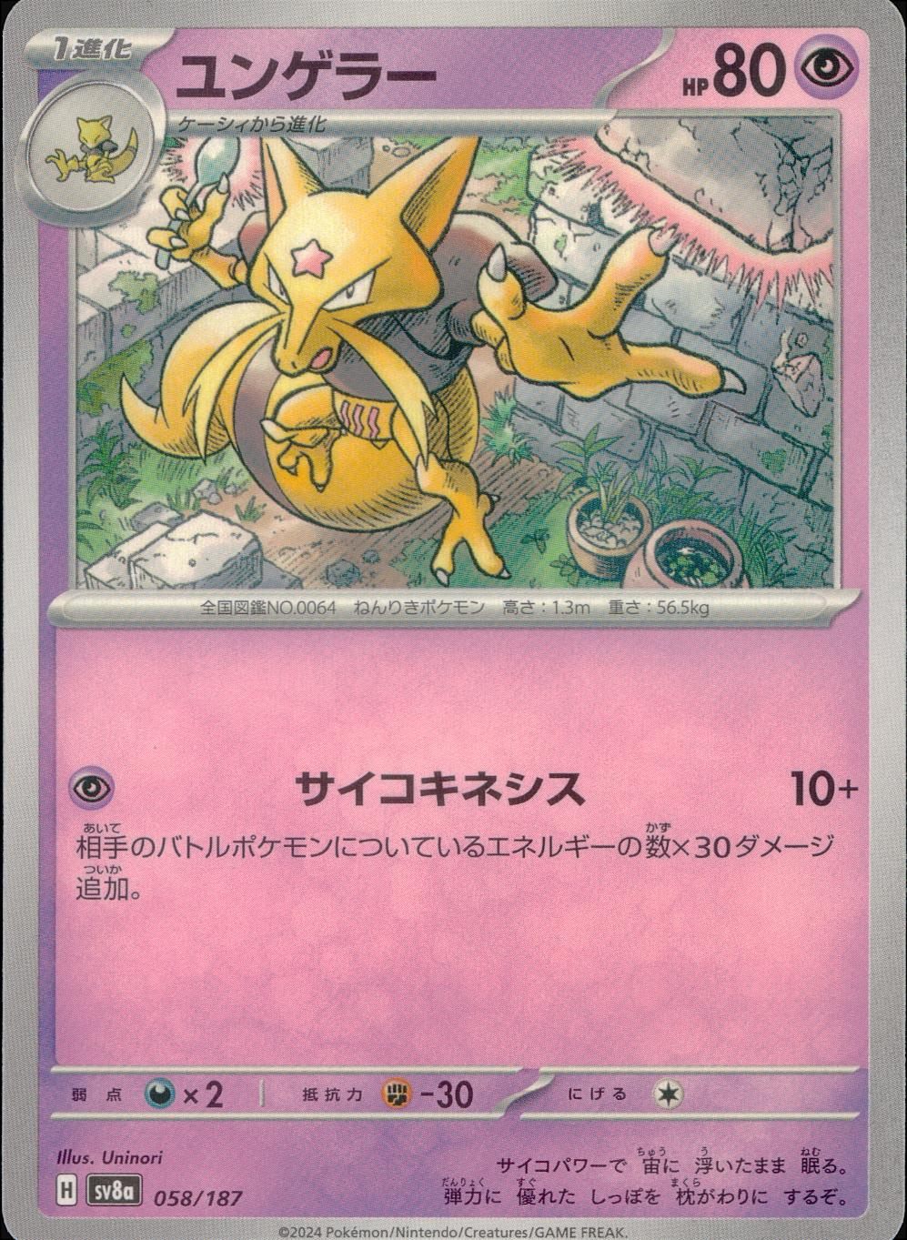 058/187/SV8A/B ユンゲラー