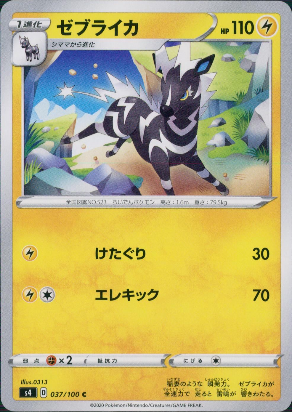 037/100/S4/B/C ゼブライカ