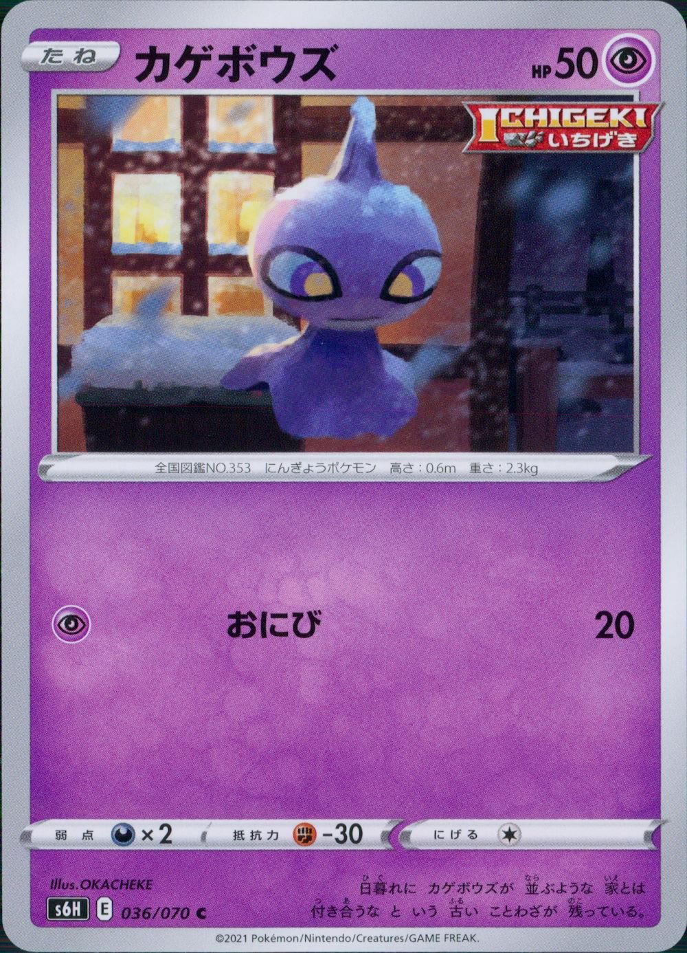 036/070/S6H/B/C カゲボウズ