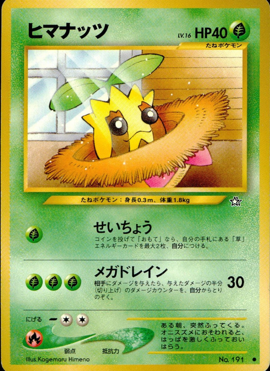 【状態C】旧裏 No.191 ヒマナッツ LV.16/HP40