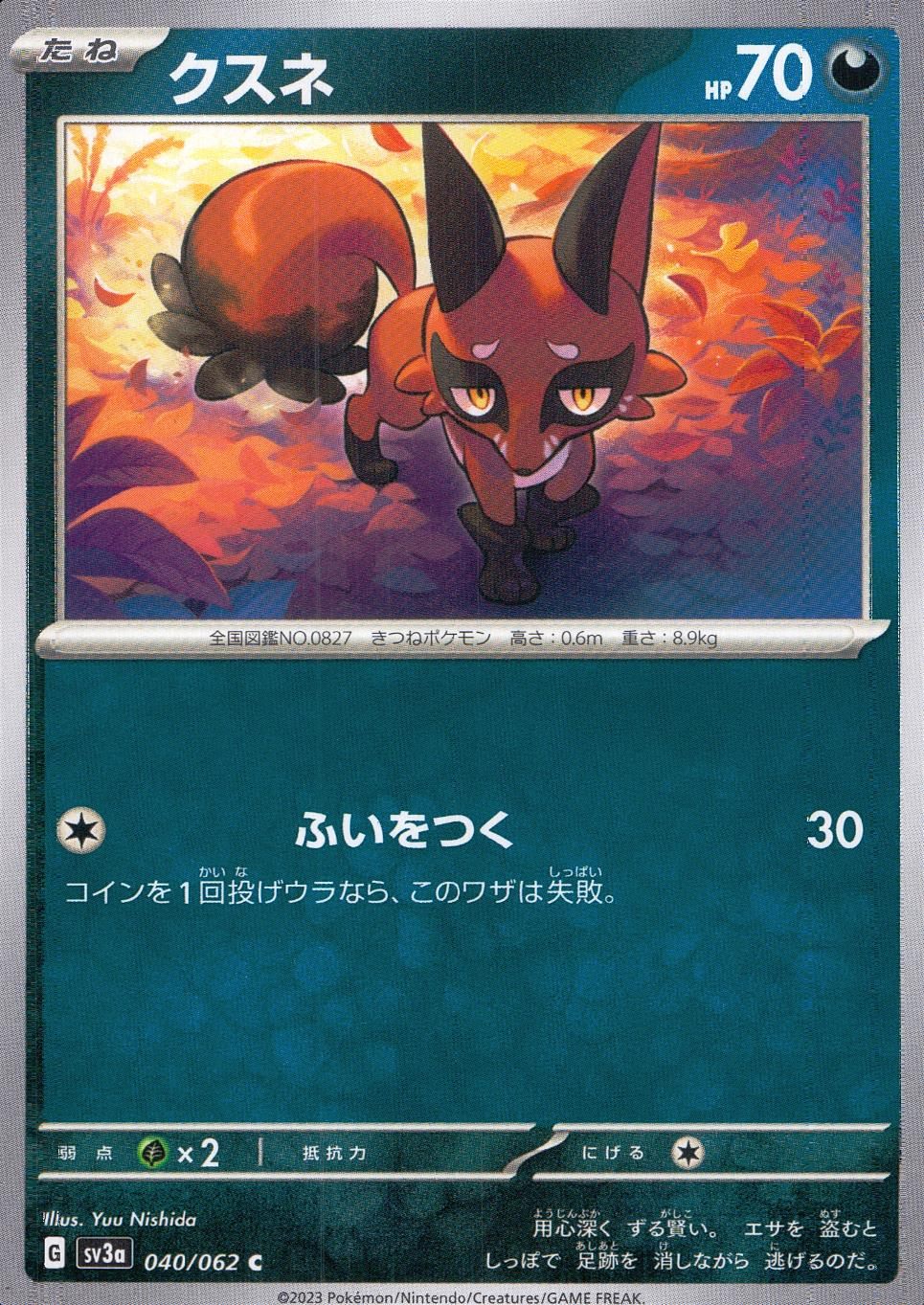 040/062/SV3A/B/C クスネ