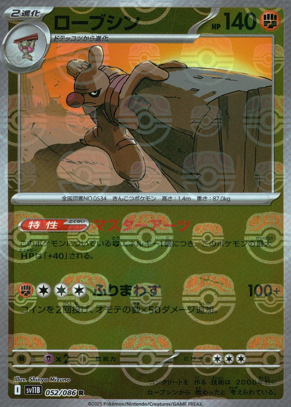 052/086/SV11B/BM2/R Mirror) Robe Shin (Master Ball Pattern)