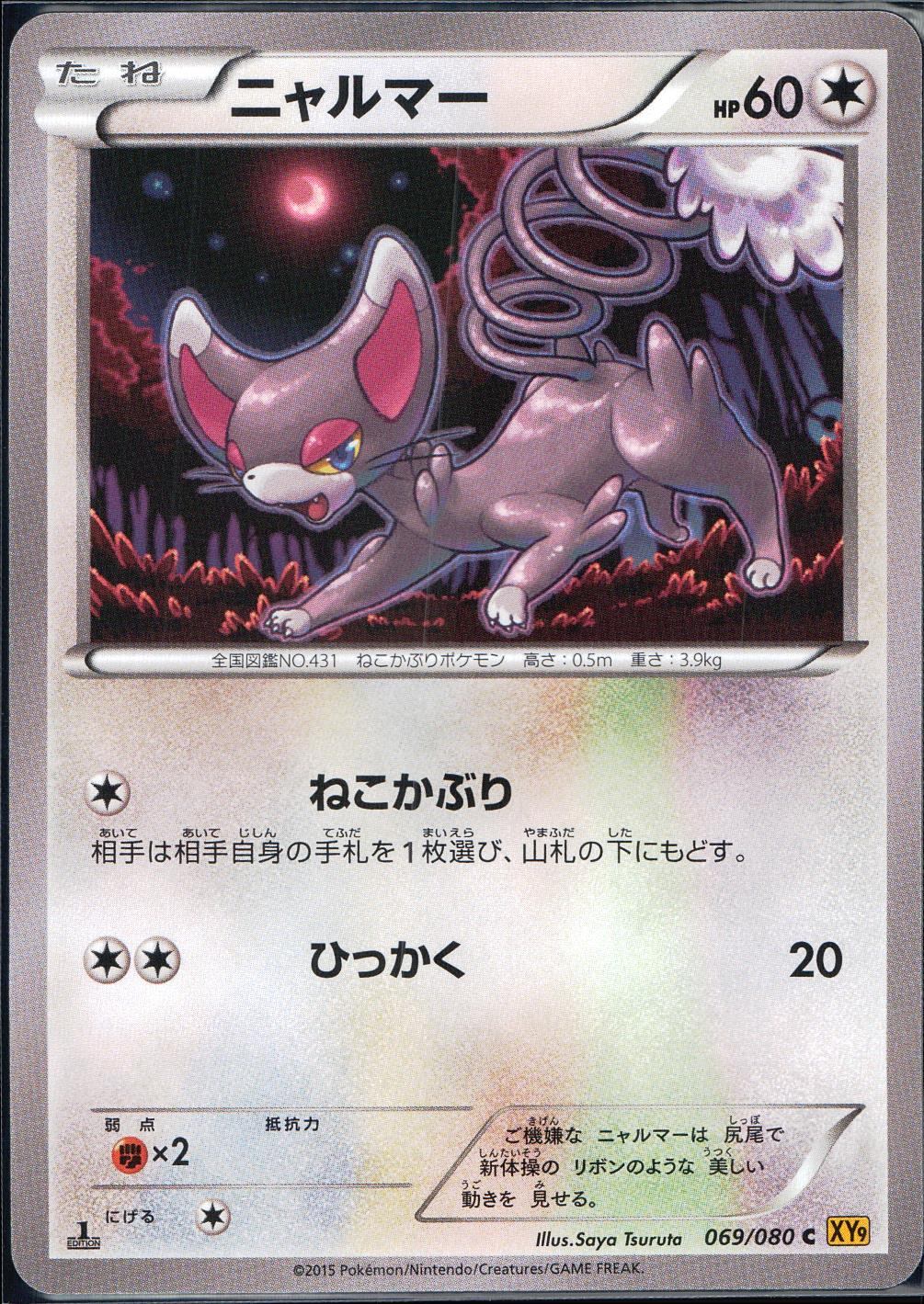 069/080/C/XY9/B ニャルマー