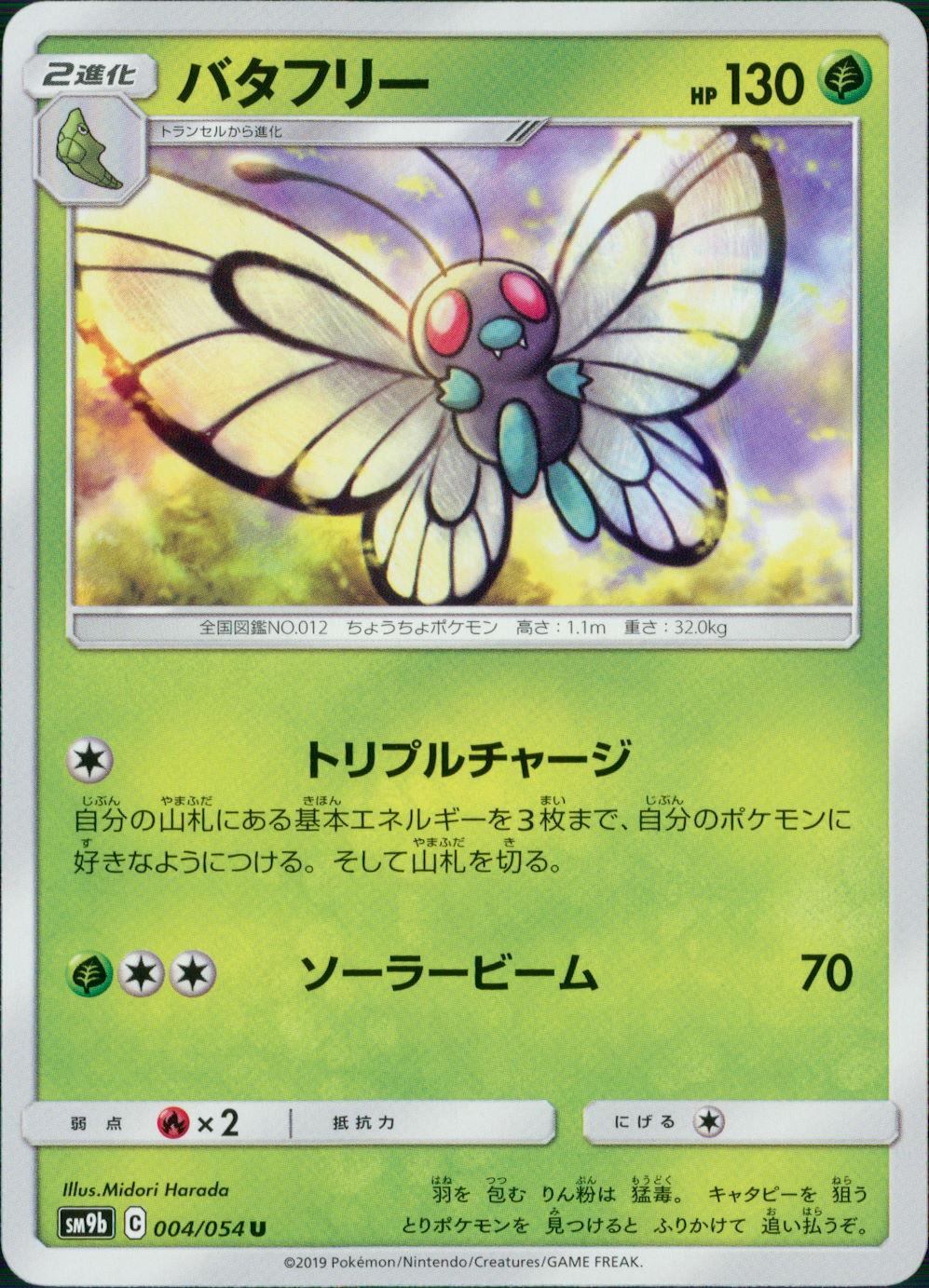 004/054/SM9B/B/U バタフリー