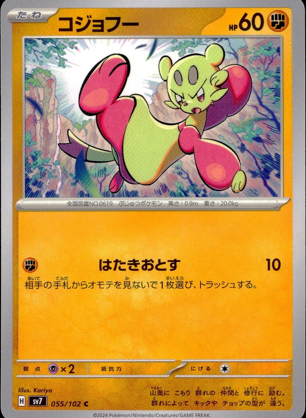 055/102/SV7/B/C コジョフー