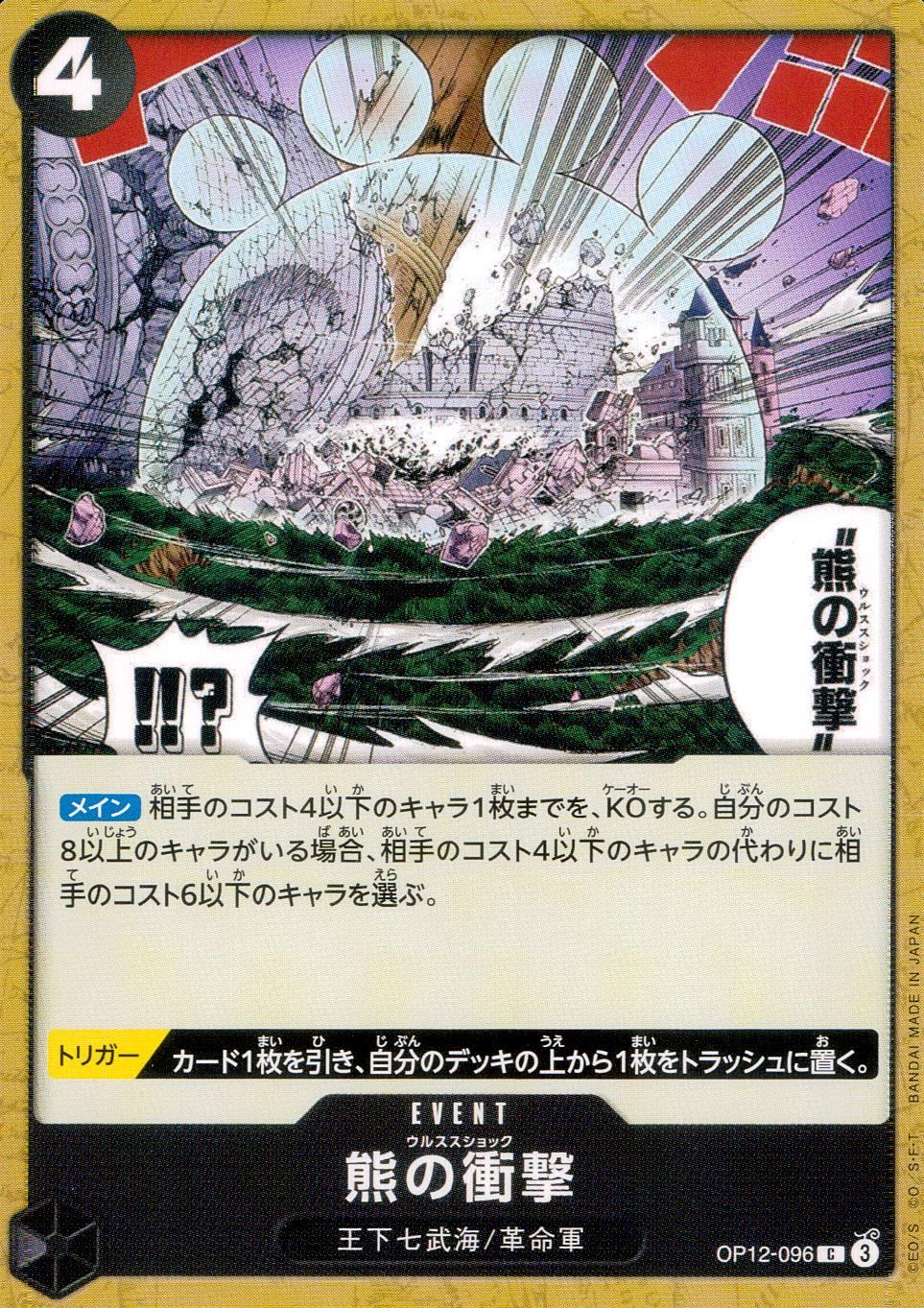 OP12/096/C 熊の衝撃