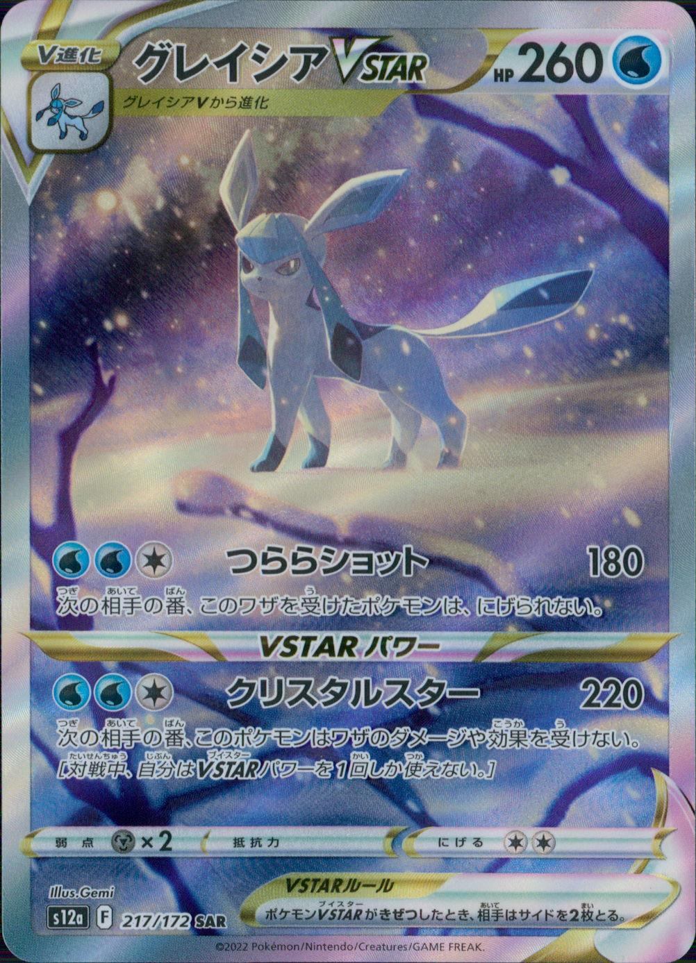 217/172/S12A/B/SAR Glacia VSTAR