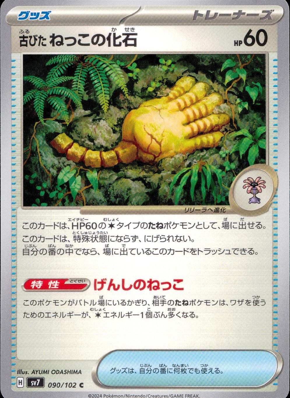 090/102/SV7/B/C 古びたねっこの化石
