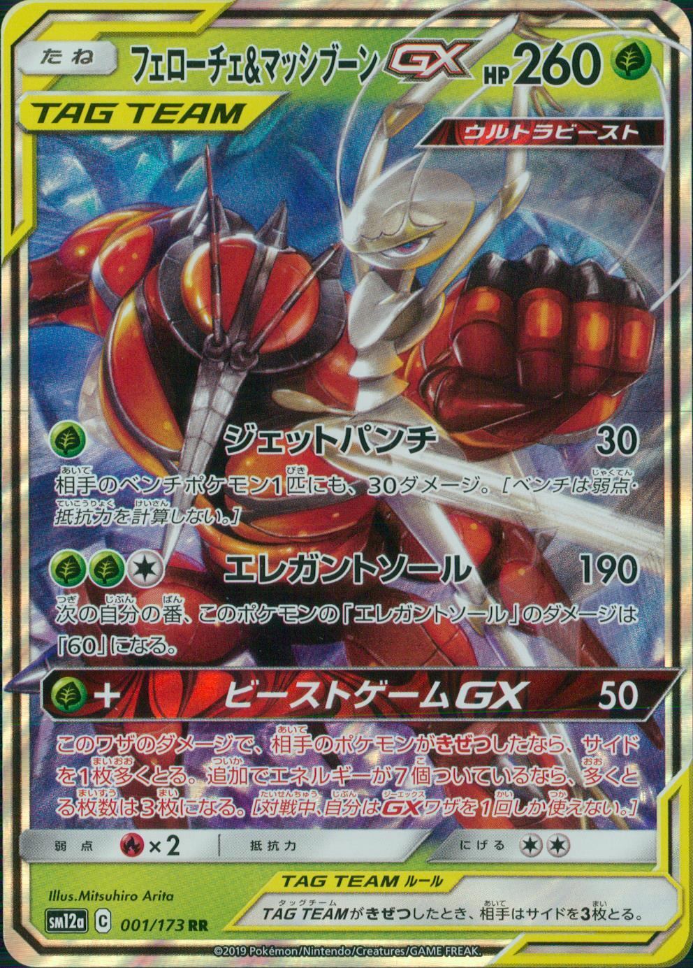 001/054/SM19B/B/RR Pheromosa & Buzzwole GX