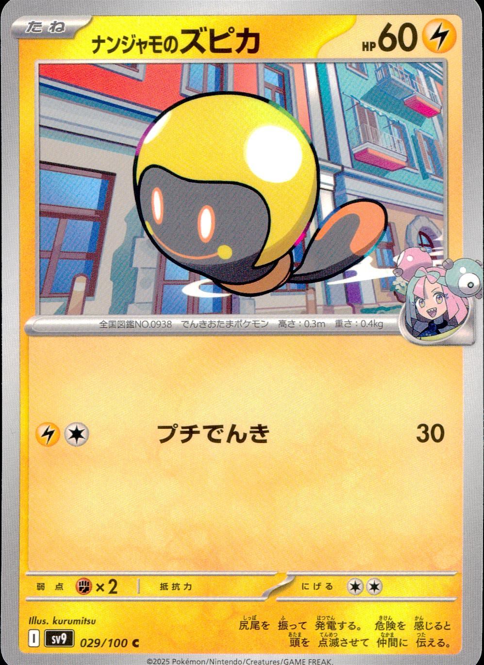 029/100/SV9/B/C ナンジャモのズピカ