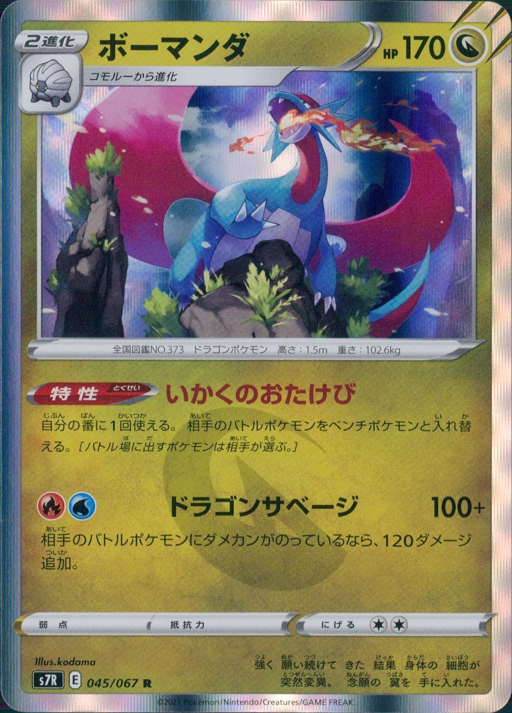 045/067/S7R/B/R ボーマンダ