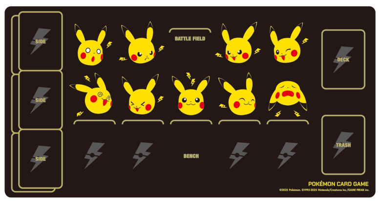 ポケモンカードゲーム ラバープレイマット ピカチュウとかみなり ポケモンカードゲーム ラバープレイマット ピカチュウとかみなり