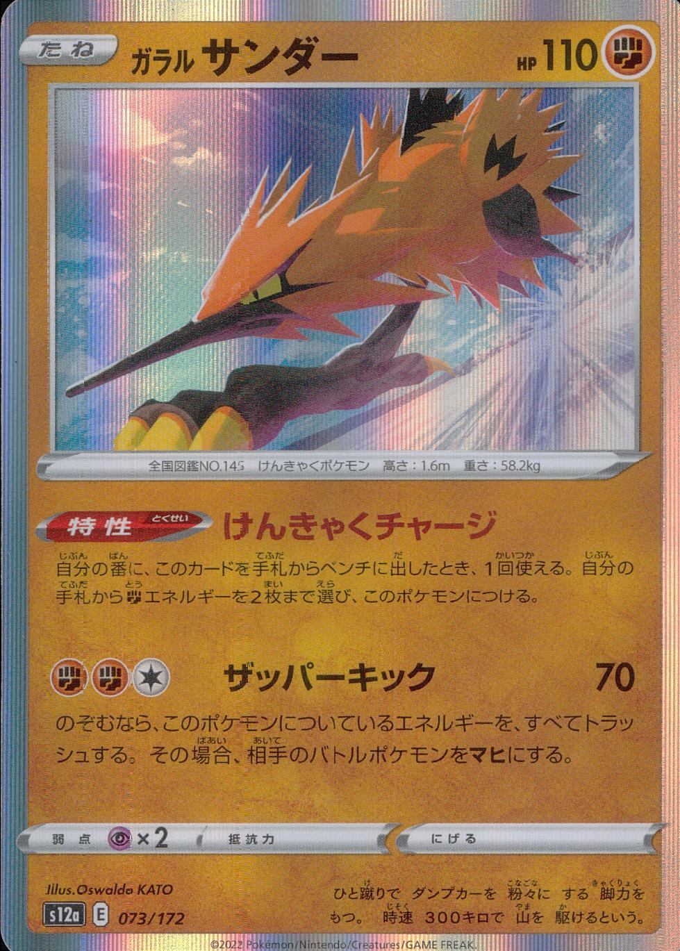 073/172/S12A/B ガラルサンダー