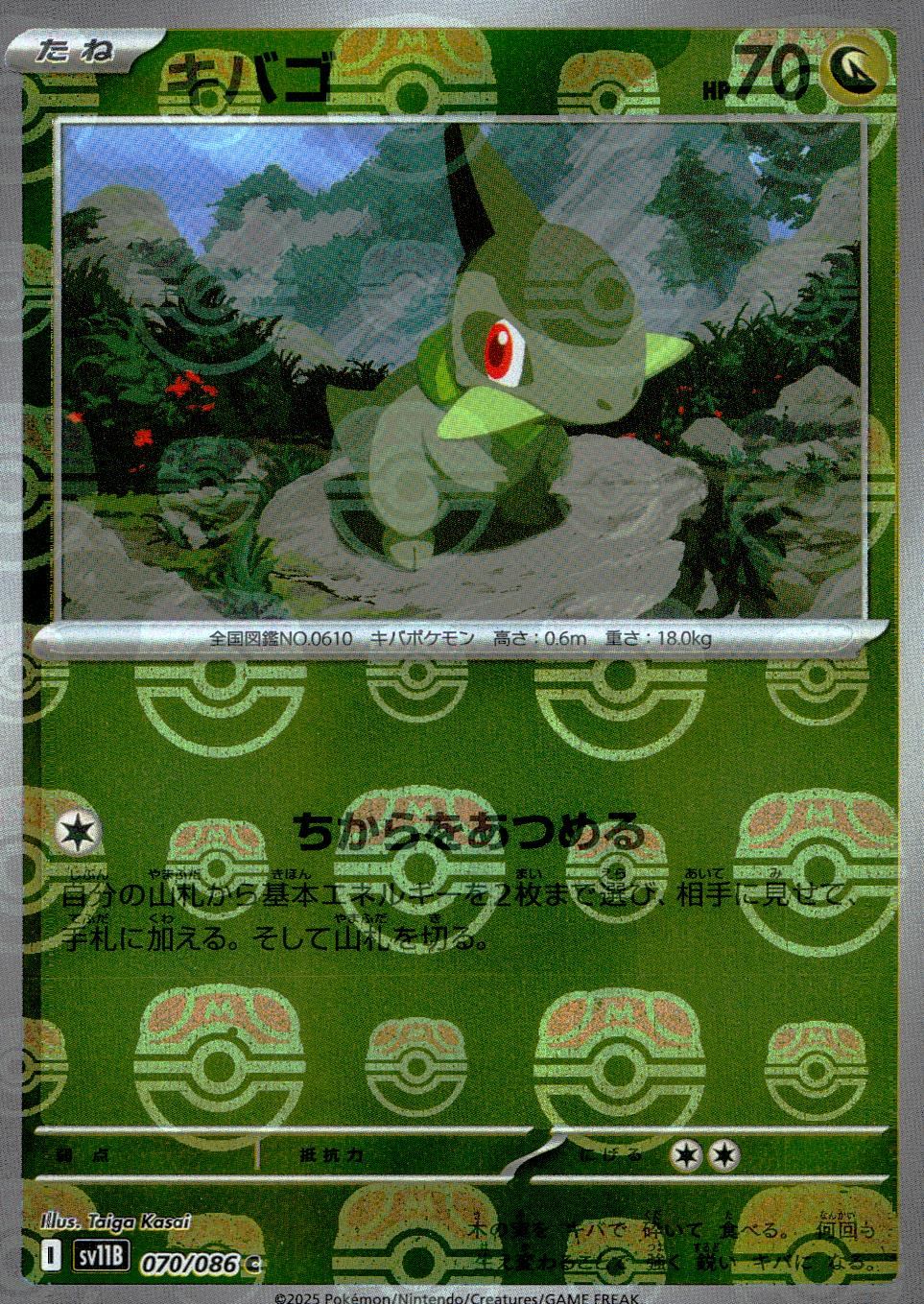 070/086/SV11B/BM2/C Mirror) Kibago (Master Ball Pattern)
