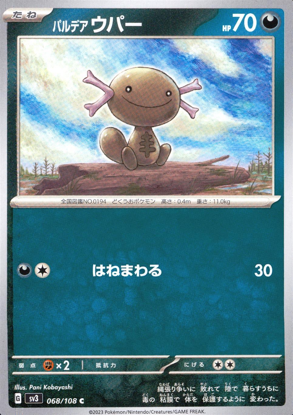 068/108/SV3/B/C パルデアウパー