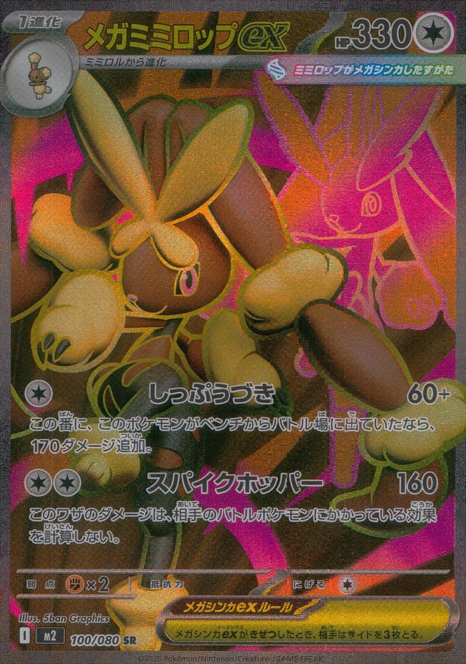 100/080/M2/B/SR メガミミロップex