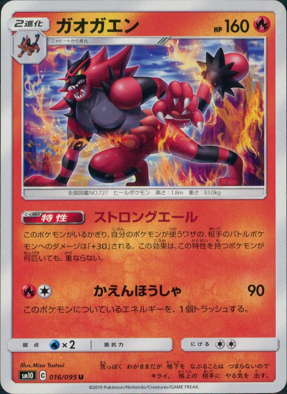 016/095/SM10/B/U ガオガエン