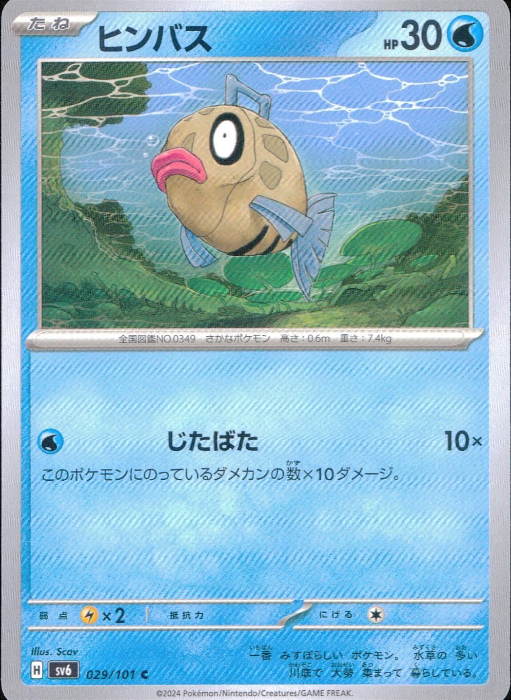 029/101/SV6/B/C Feebas