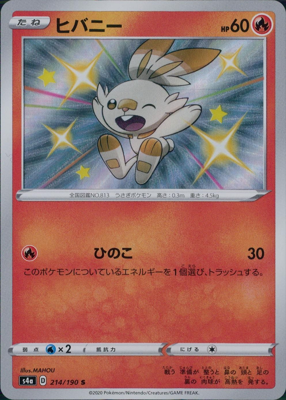 214/190/S4A/B/S Scorbunny