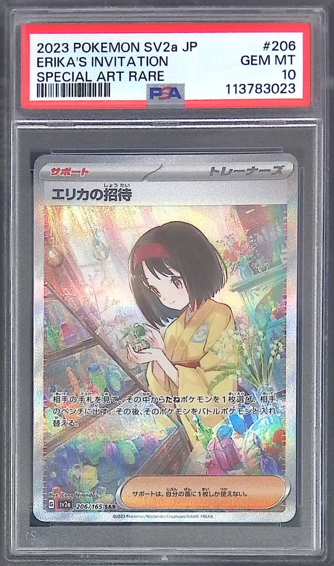 206/165 エリカの招待 PSA10 113783023