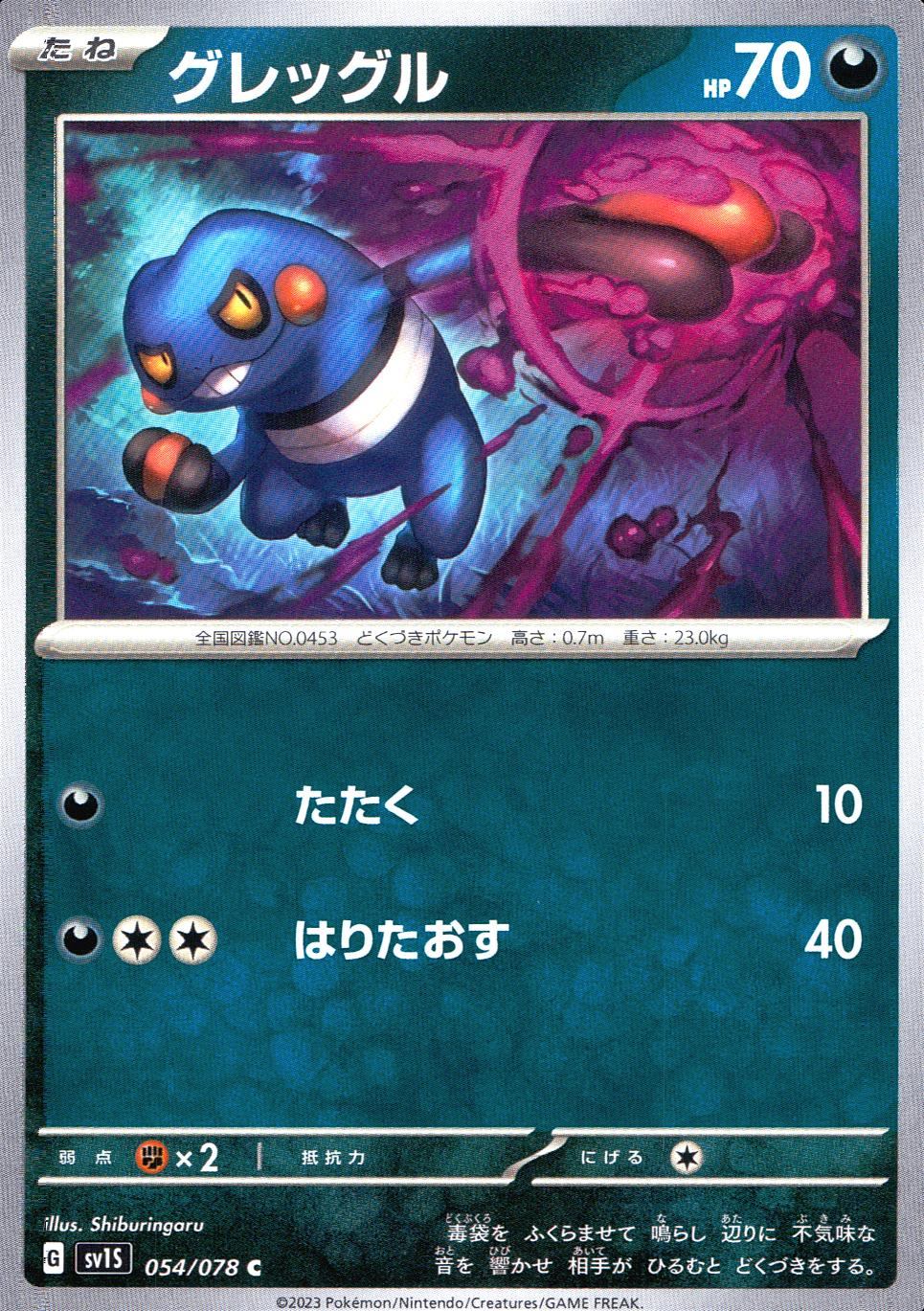 054/078/SV1S/B/C グレッグル