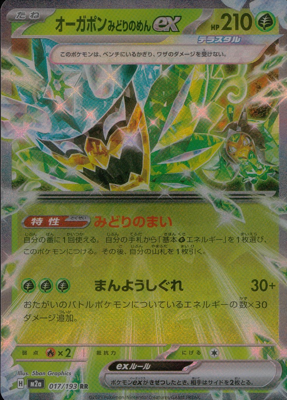 017/193/M2a/RR オーガポンみどりのめんex