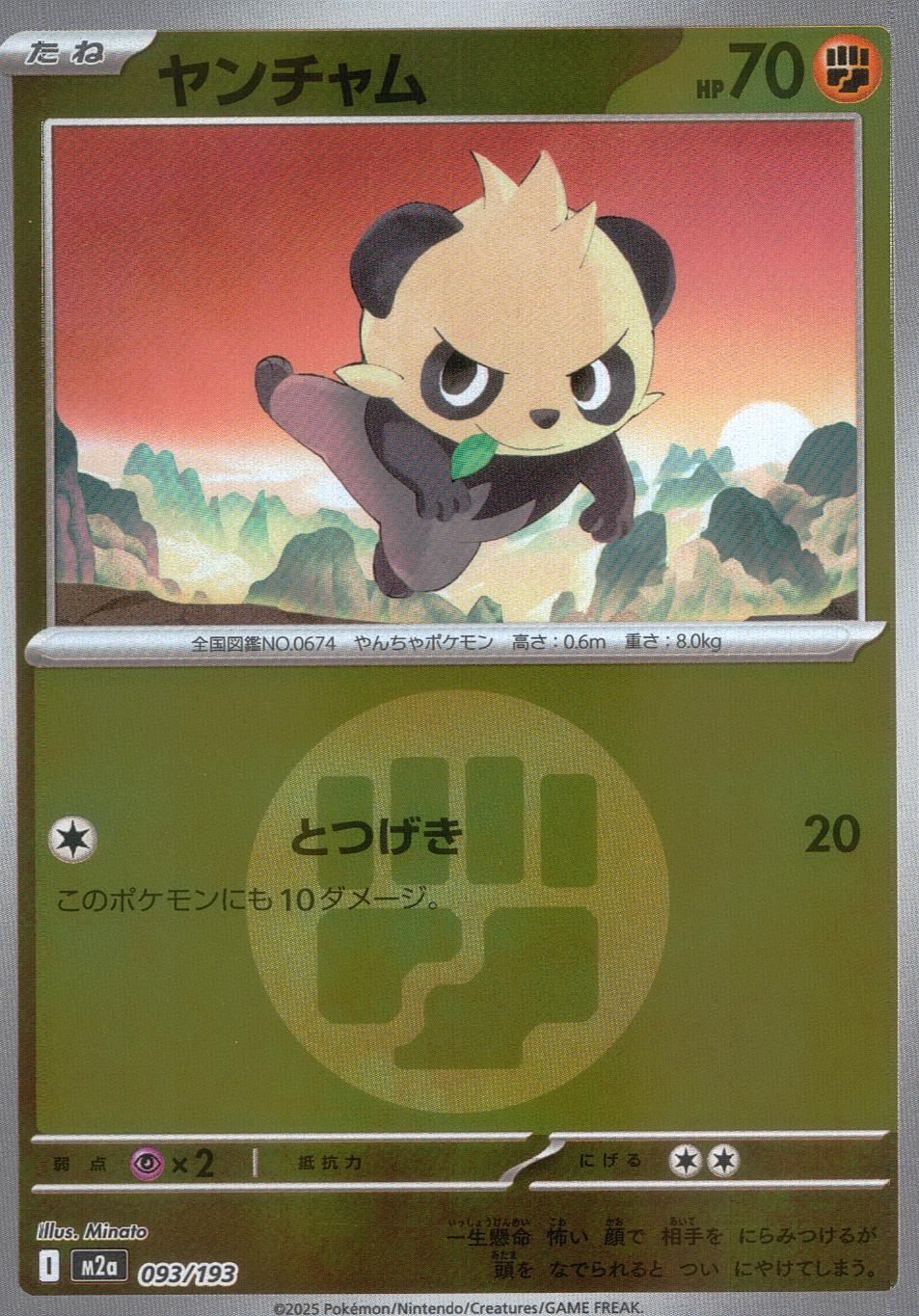 093/193/M2a/MB2 ヤンチャム(エネルギーミラー)