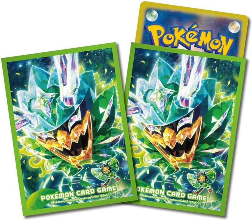 ポケモンカードゲーム デッキシールド プレミアム・グロス テラスタルオーガポン みどりのめん
