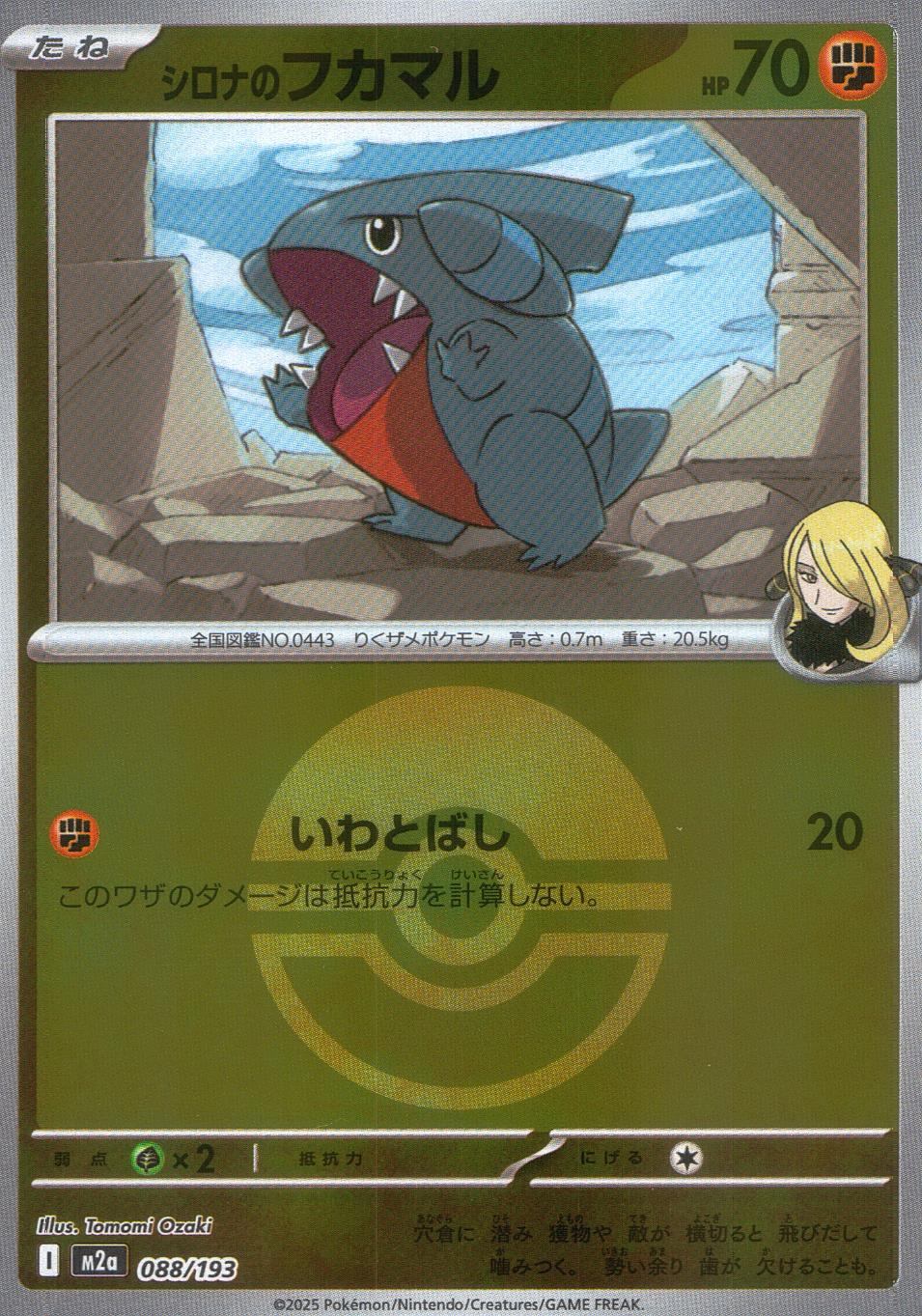 088/193/M2a/MB シロナのフカマル(ボールミラー)