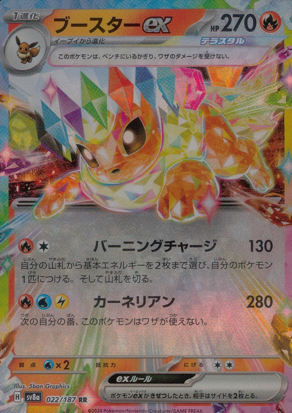 022/187/SV8A/B/RR ブースターex