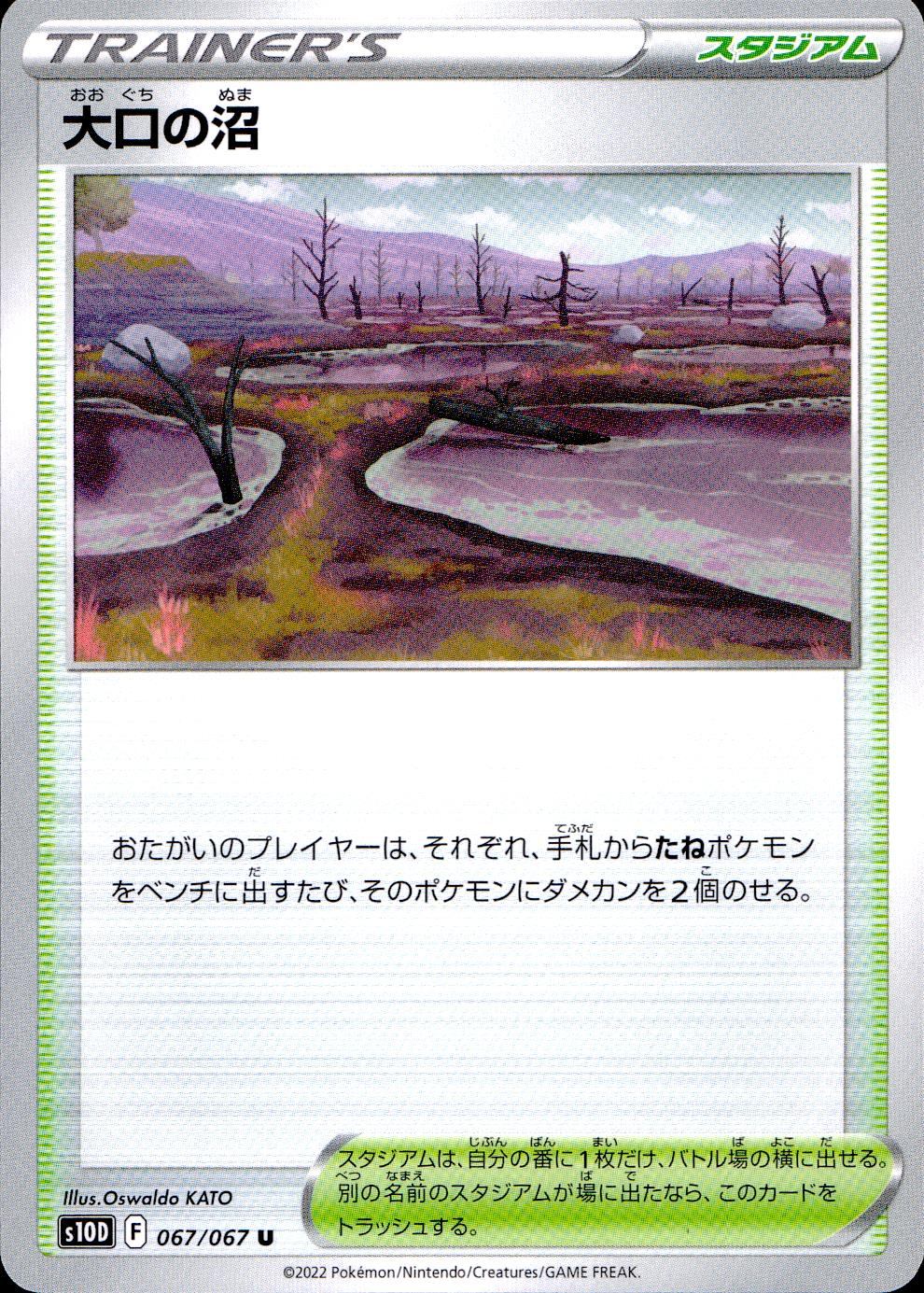 067/067/S10D/B/U 大口の沼