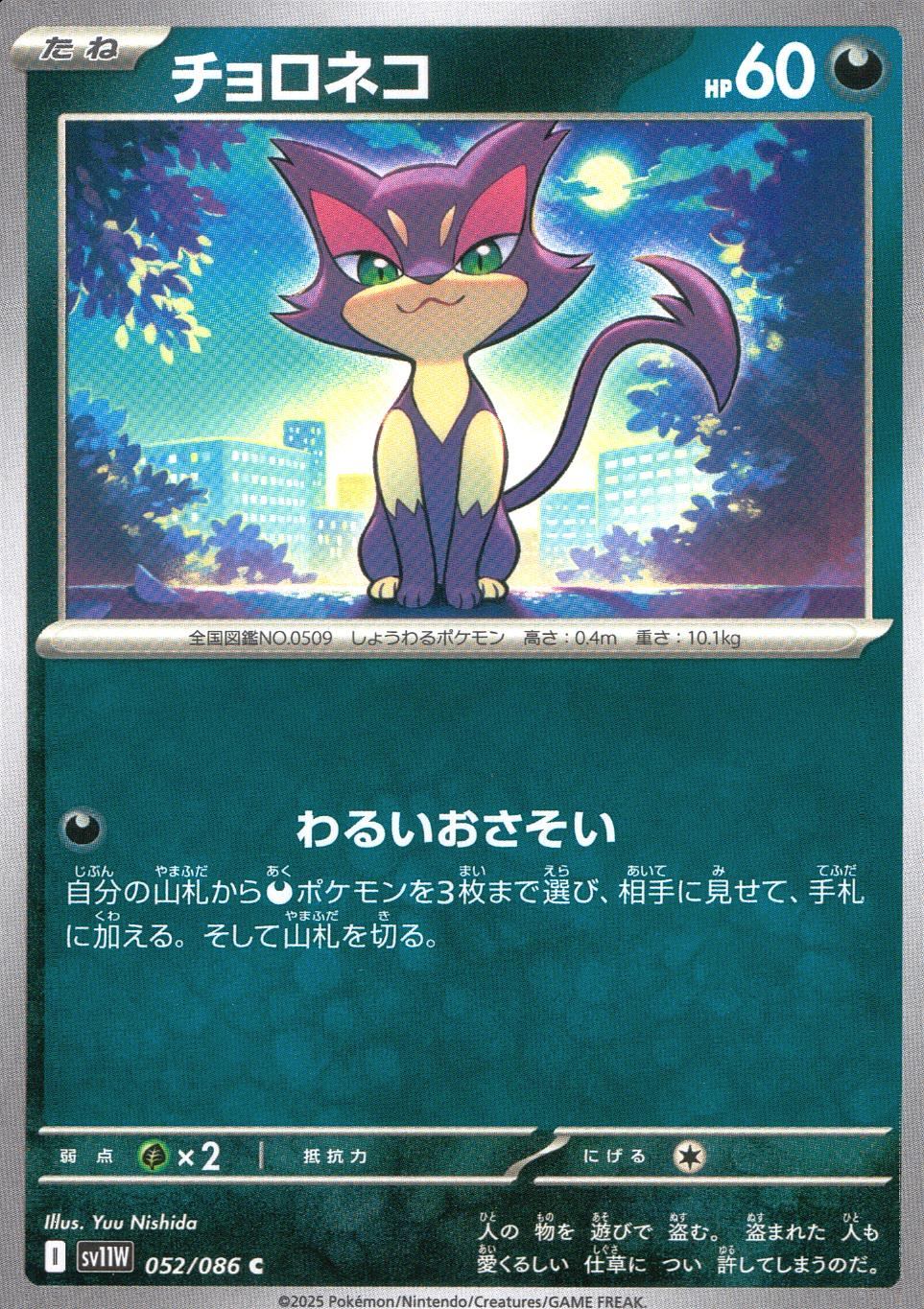 052/086/SV11W/B/C Choroneko