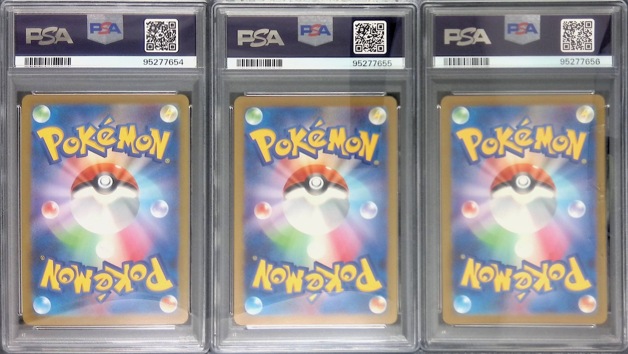 ゴース・ゴースト・ゲンガー マスターボール柄 PSA10 3連番 092/093/094/165/SV2A/MB2
