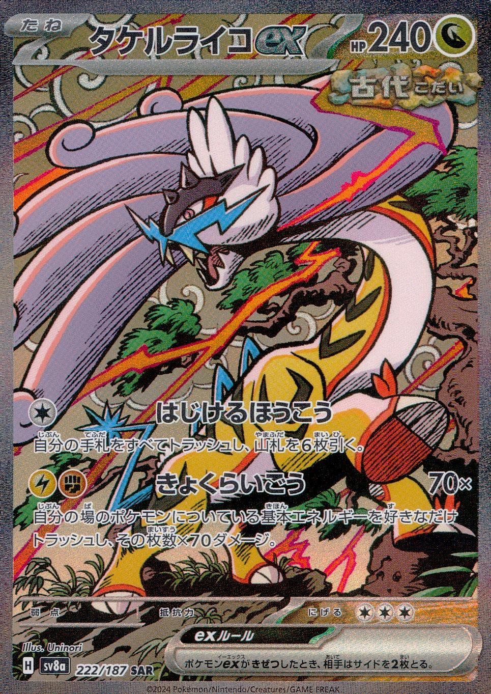 222/187/SV8A/B/SAR タケルライコex